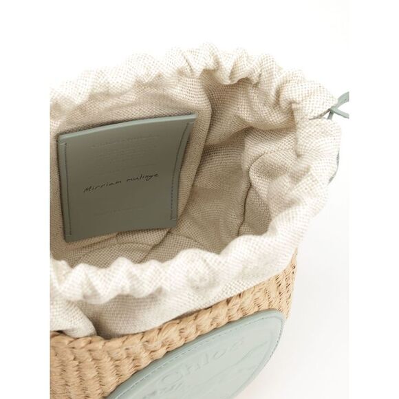 Chloe' Women "Horse Medal" Small Basket Bag - Picture 4 of 4